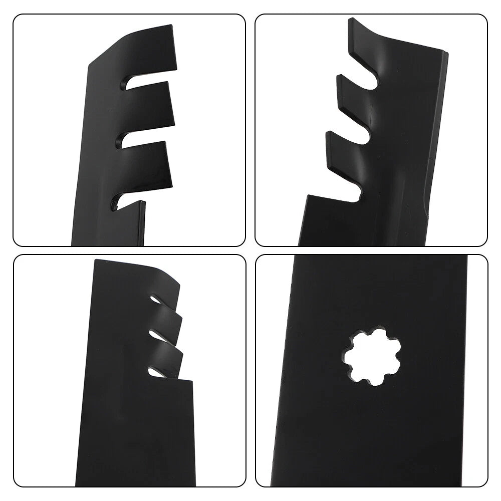 3 Mulching Blades for John Deere 48" (LA140–LA165)