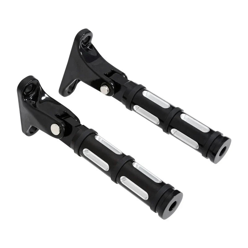 Black Passenger Footpeg for Harley Road King Street Electra Glide (1993-2025)