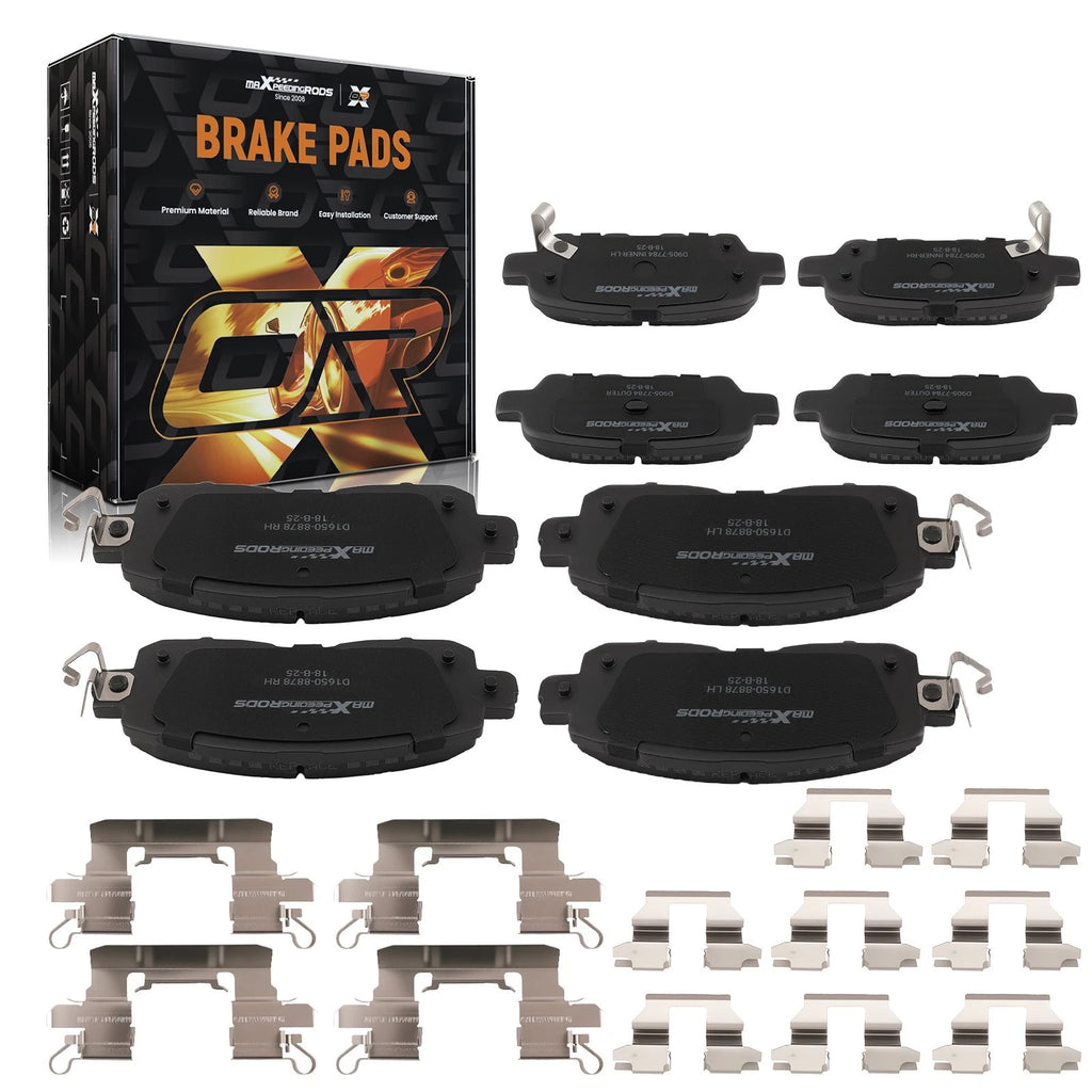 Set of 4 Ceramic Brake Pads for Nissan LEAF (2014–2017) P-1650 P-905 D1650