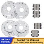Brake Disc Rotors & Ceramic Pads Kit for Honda Odyssey (2005–2010)
