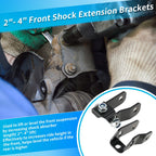 2"-4" Front Shock Extenders for Chevrolet GMC K1500 K2500 4WD (1988–1998)