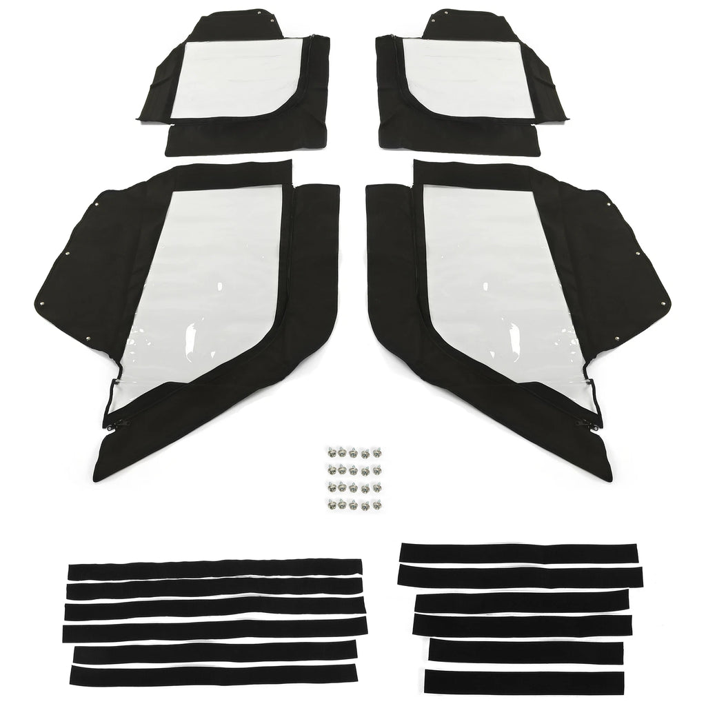Set of 4 Upper Half Soft Doors for Can-Am Defender Max HD10 HD8 (2017–2022)