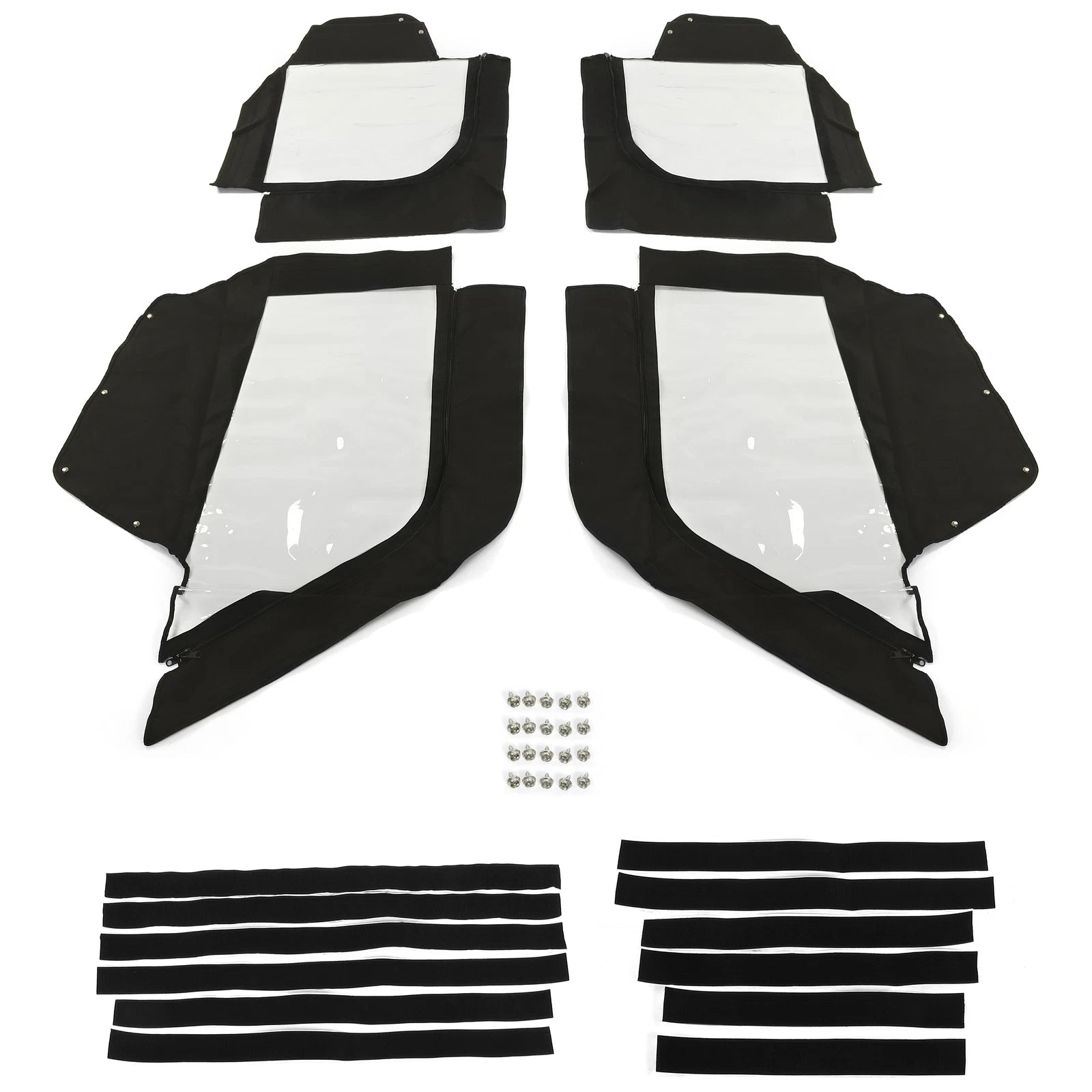 Set of 4 Upper Half Soft Doors for Can-Am Defender Max HD10 HD8 (2017–2022)