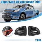 2pcs Black Dashboard Upper Side Air Vent Cover for Chevrolet Colorado (2015–2022)