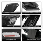 5" Stretched Extended Hard SaddleBags for Harley Softail Fatboy (1984–2017)