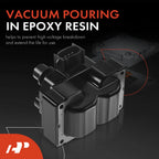2X Ignition Coil for Ford F-150 F-250 (1997–1999) Explorer (1996–2001) Mustang