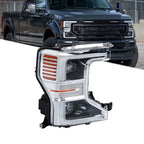 Full LED Headlight for Ford F250 SuperDuty (2020–2022) Chrome Trim Right