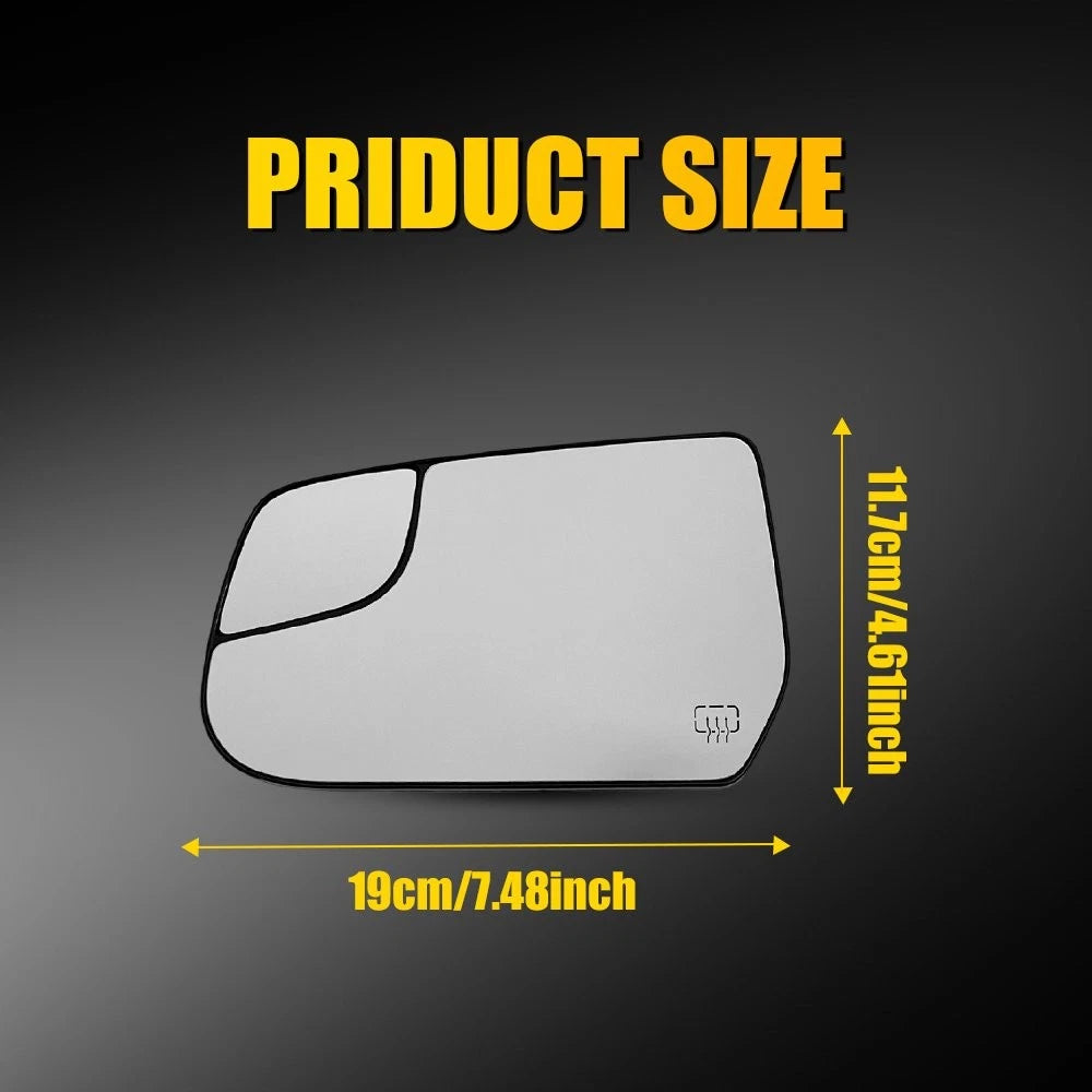 Set of 2 Mirror Glass for Chevrolet Equinox (2010–2017)