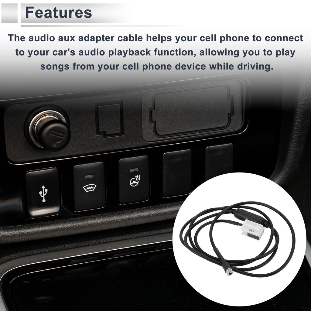 Audio Aux Adapter Cable for BMW (2010–2016)