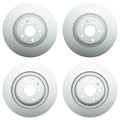 Brake Rotors Kit 345mm Front 330mm Rear for Audi A6 A6 Quattro