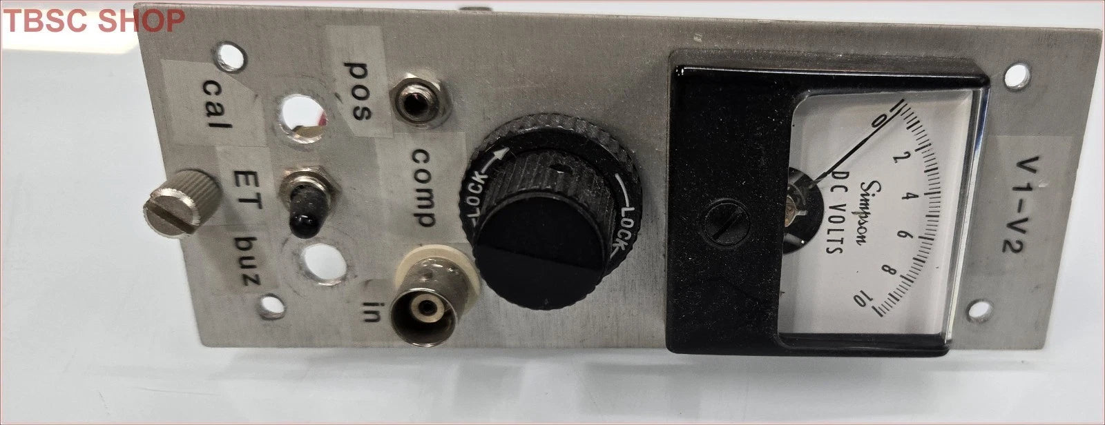 Simpson Panel Meter 0-10 DC Volts with JAIN200P105UA for Allen Bradley