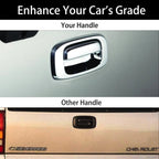 Chrome Tailgate Handle & Bezel Lock Set for Chevy Silverado GMC Sierra (1999-2007)
