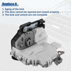 Rear Left Door Lock Actuator Motor for Audi A3 (2015) - 8V1837016A