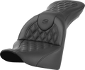 SADDLEMEN Roadsofa Seat for FL (2018–2024) - Lattice Stitch, No Backrest
