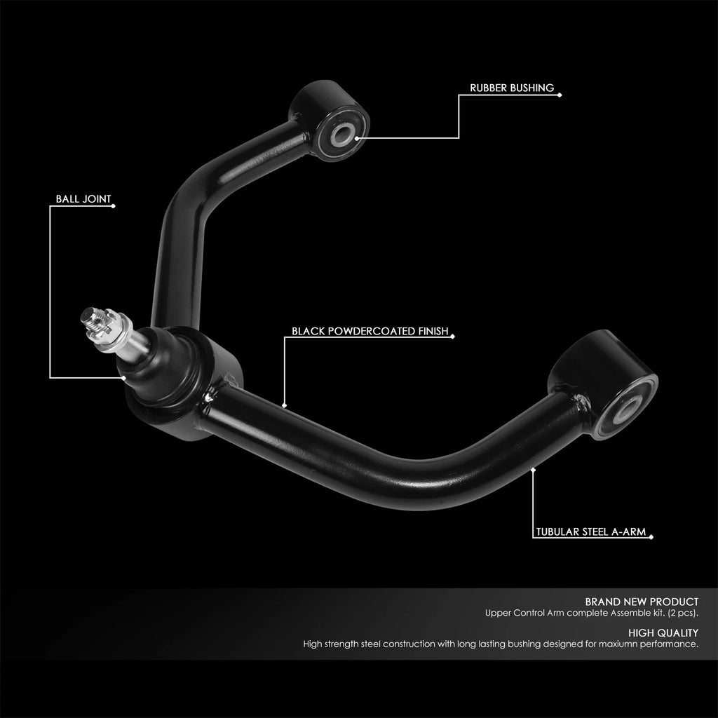 2X Front Upper Control Arms with Ball Joints for Dodge Ram 1500 (2009–2022)