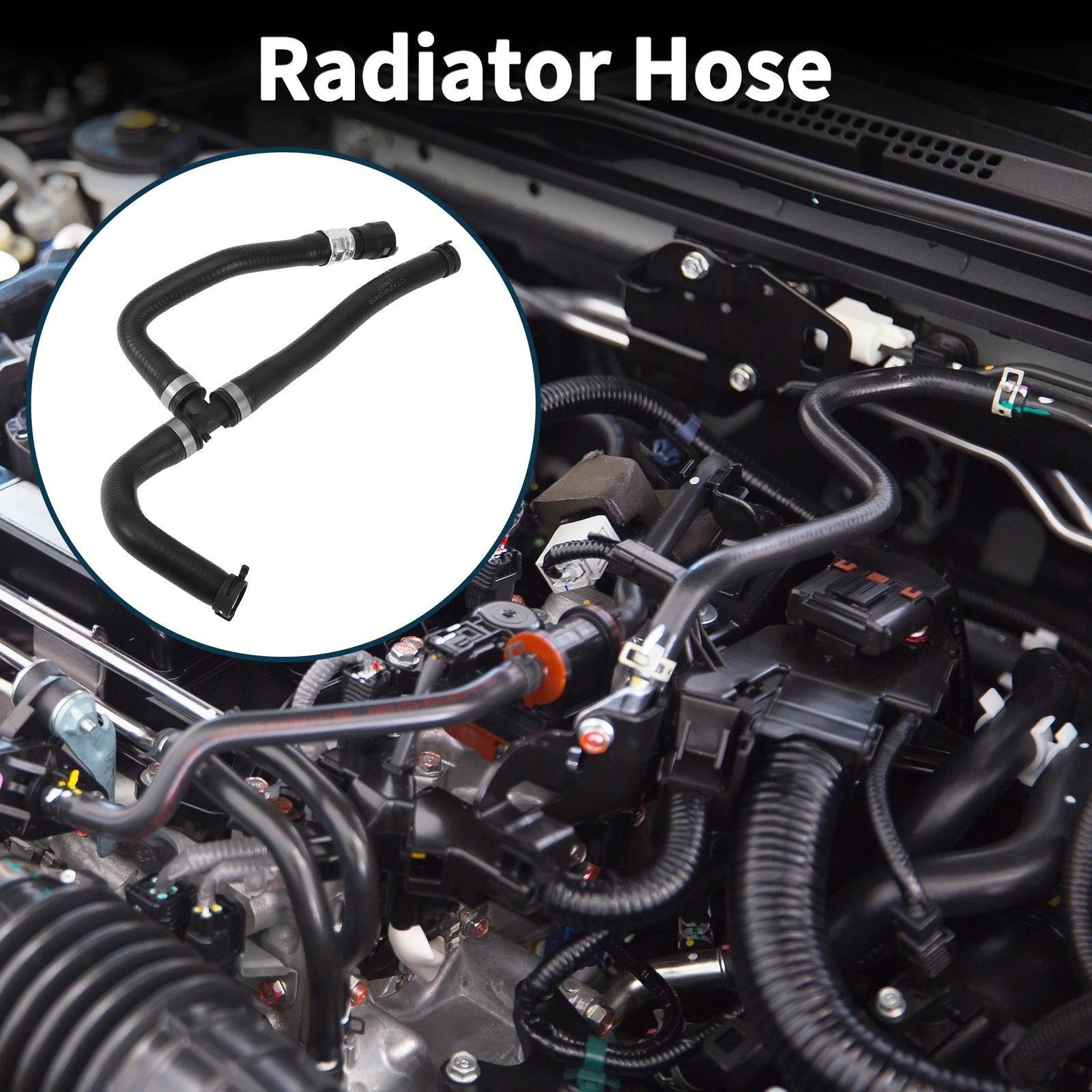 Radiator Hose Heating Water Pipe for Ford Edge (2015–2023) CT4Z18N345B Rubber