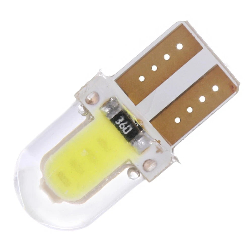 Set of 20 Super White T10 194 168 LED Lights for License Plate & Cluster