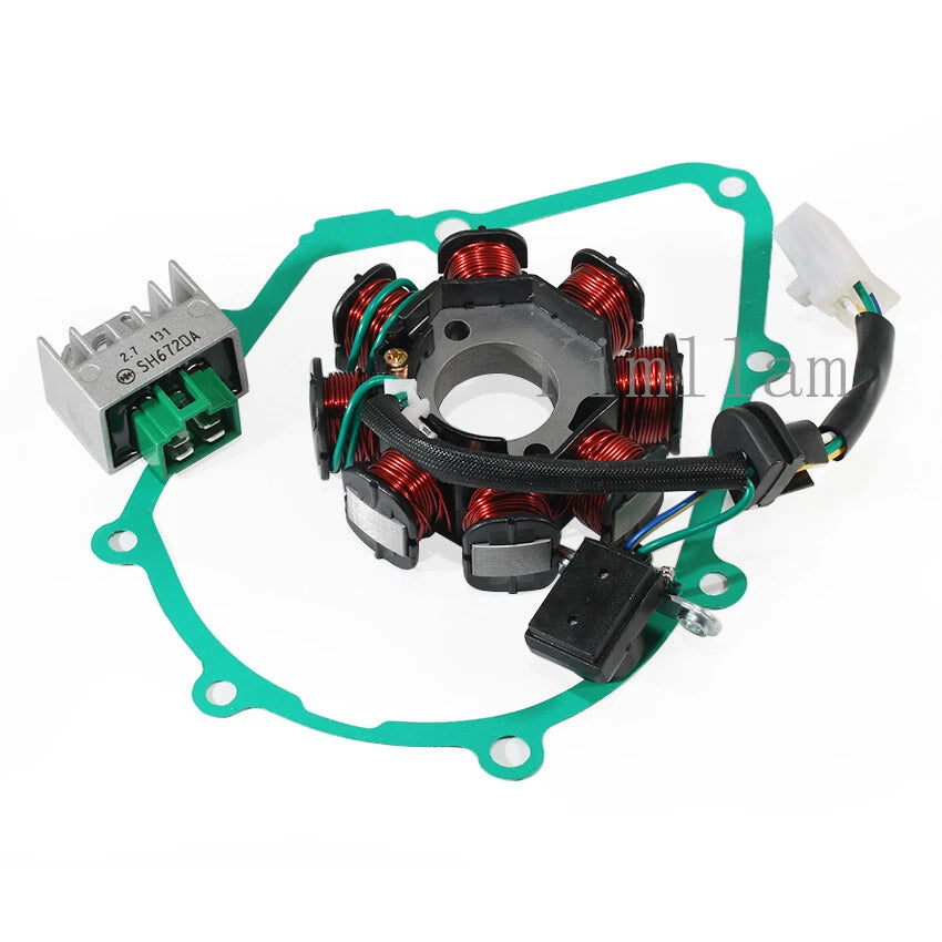Stator Coil, Regulator Rectifier, Gasket for Honda RS125 ZN125 (2009–2017)
