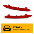 2X Rear Bumper Reflector for Honda Accord (2023–2024) Red EXV