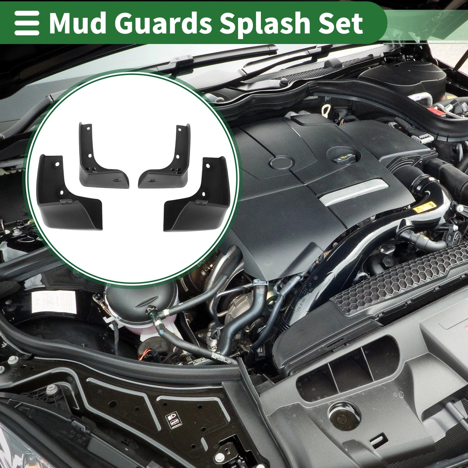 Set of 4 Mud Flaps Splash Guards for Nissan Teana (2013–2018)