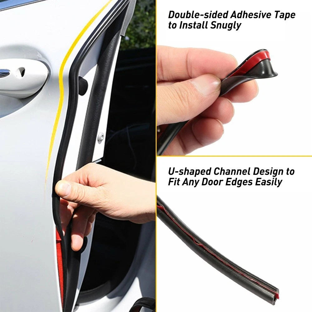 Set of 2 Rubber Door Edge Guards for U Shape Vehicles (32ft)