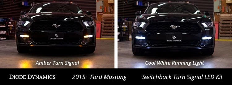 LED Switchback Turn Signal Bulbs Replacement for Ford Mustang (2015–2017)