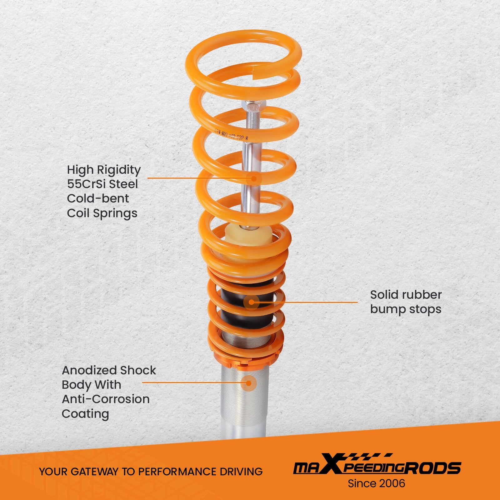 Coilover Lowering Kit for Chrysler 300/300C SRT RWD (2005-2010)