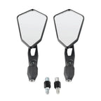 10mm Rear View Side Mirrors for Motorcycle Cruiser Chopper Scooter ATV