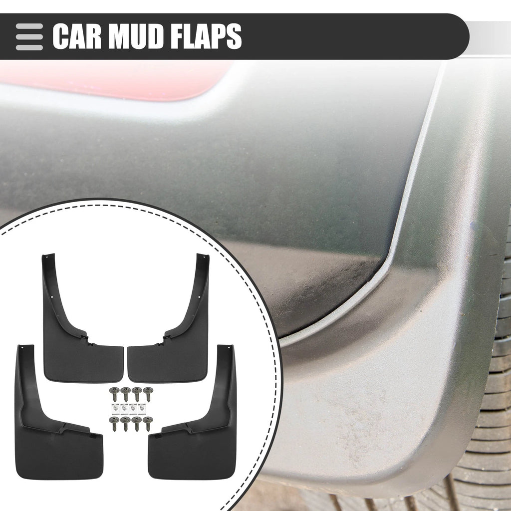 Set of 4 Mud Flaps Splash Guards for Ford Ranger (2019–2022)