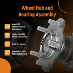 5 Lug Rear Wheel Hub Assembly for Nissan Sentra (2013–2019) 432024AF0A FWD Non-ABS