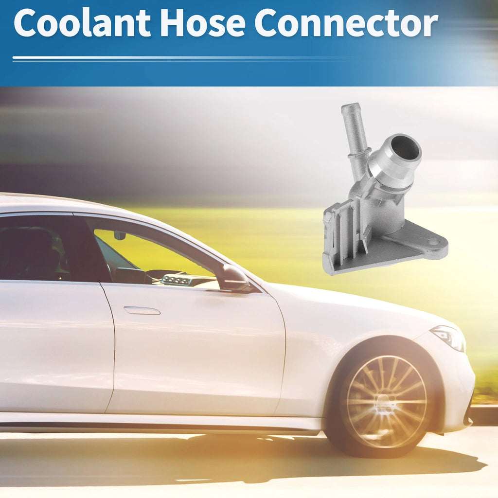 Engine Coolant Hose Connector for Audi A4 (2008–2015) No. 06H121132F, Aluminum Alloy
