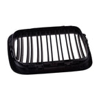 Gloss Black Double Line Front Kidney Grills for BMW E36 M3 (1996-1999)