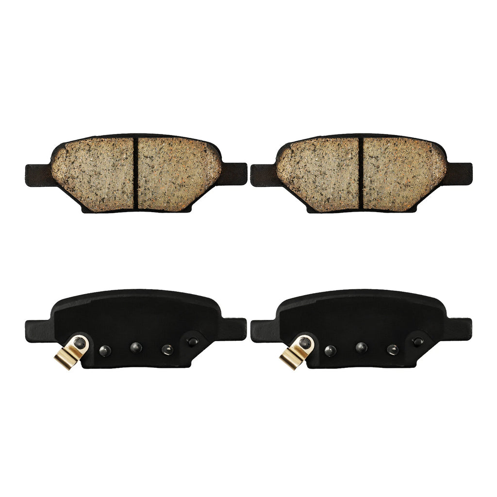 Rear Ceramic Brake Pads for Chevrolet Cobalt Malibu Pontiac G5 G6 (2005–2010)