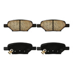 Rear Ceramic Brake Pads for Chevrolet Cobalt Malibu Pontiac G5 G6 (2005–2010)