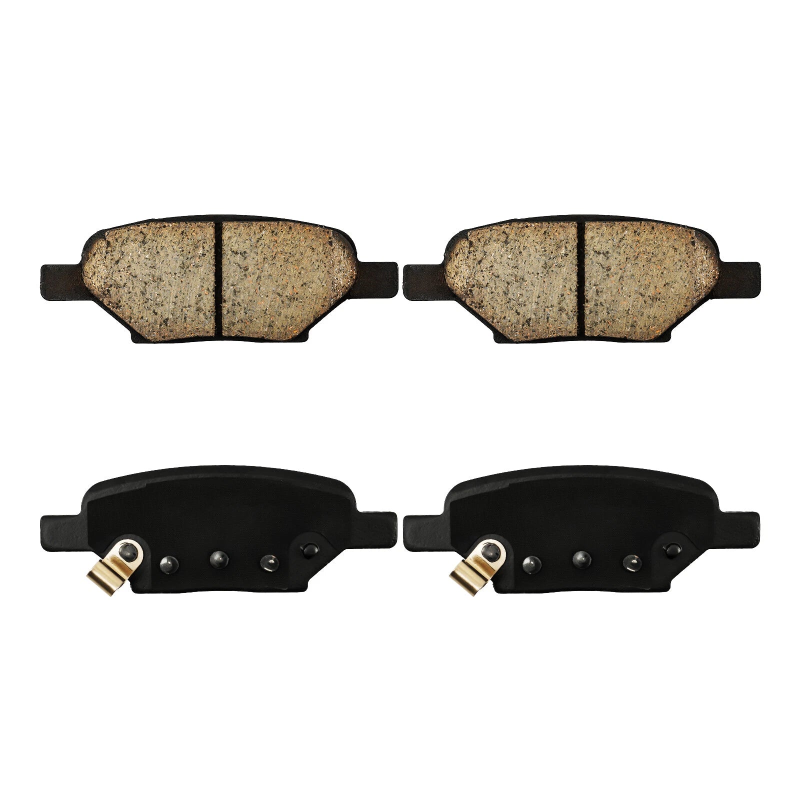 Rear Ceramic Brake Pads for Chevrolet Cobalt Malibu Pontiac G5 G6 (2005–2010)