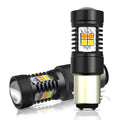 2X AUXITO 1157 LED Turn Signal Light Bulbs Dual Color Switchback 6000K