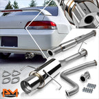 4" Tip Catback Exhaust Muffler for Honda Prelude BB6 H22A4 (1997–2001)