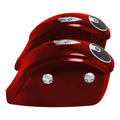 Red Saddlebags Electronic Latch Audio Lid for Indian Roadmaster (2015–2023)