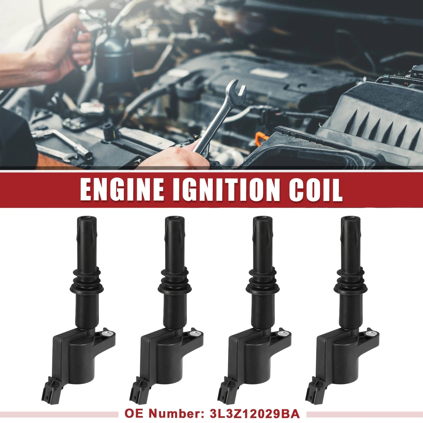 8pcs Ignition Coil Pack for Ford E-150 (2005–2007) 766549136159
