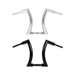 2" Rise 16" Ape Hanger Handlebar for Harley Softail Black/Chrome