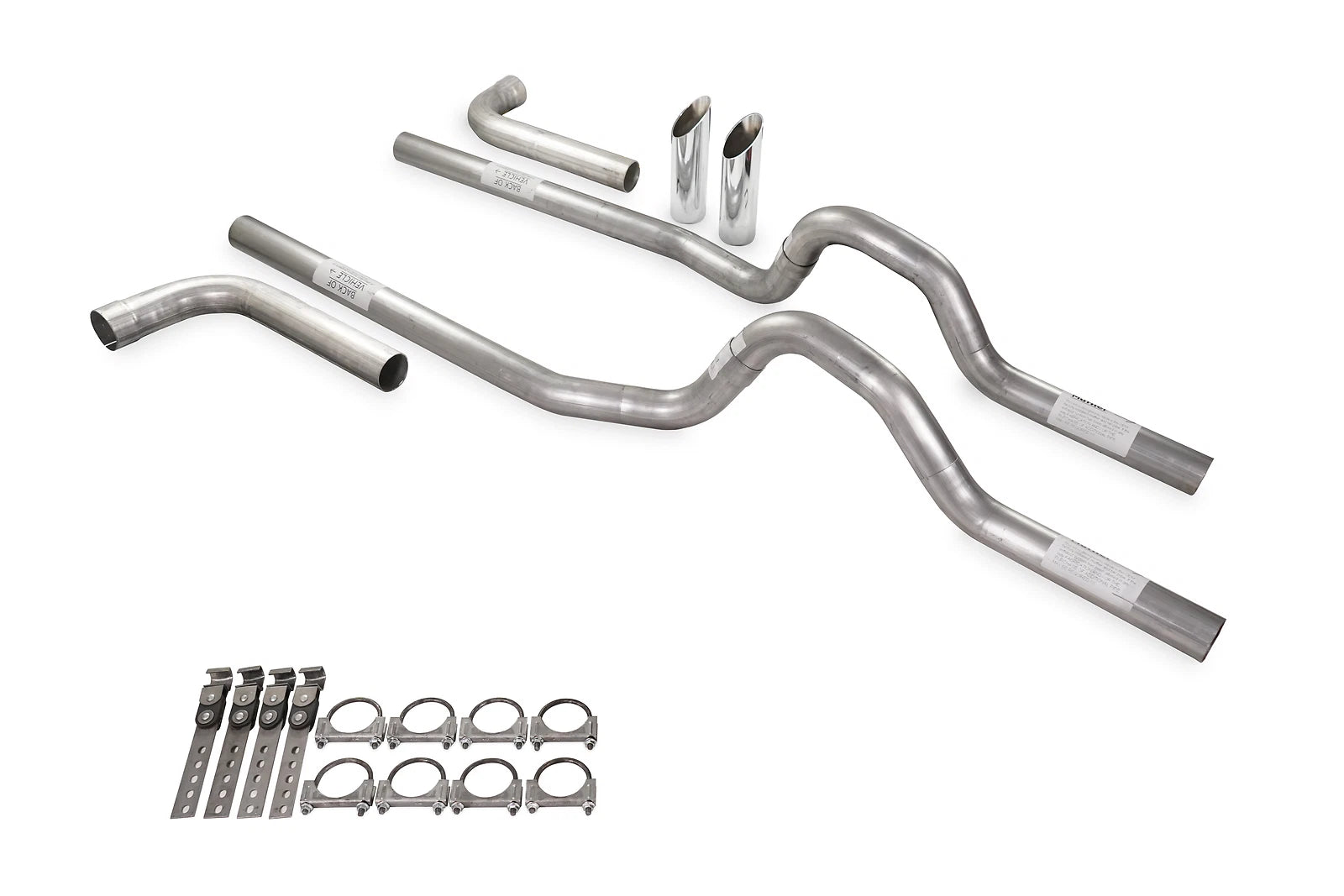 Dual Exhaust Kit 3" No Muffler Side Exit for GM C/K 20 3/4 Ton (1973–1980)