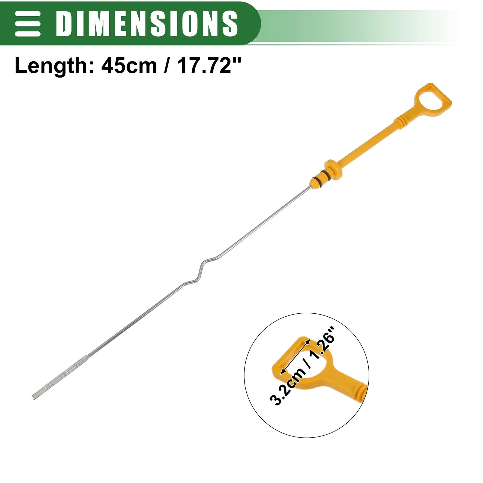 Engine Oil Level Indicator Dipstick for Chevrolet Aveo (2004–2011) No.96376263