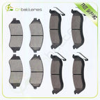 Set of 4 Ceramic Brake Pads for Jeep Liberty (2003–2007)