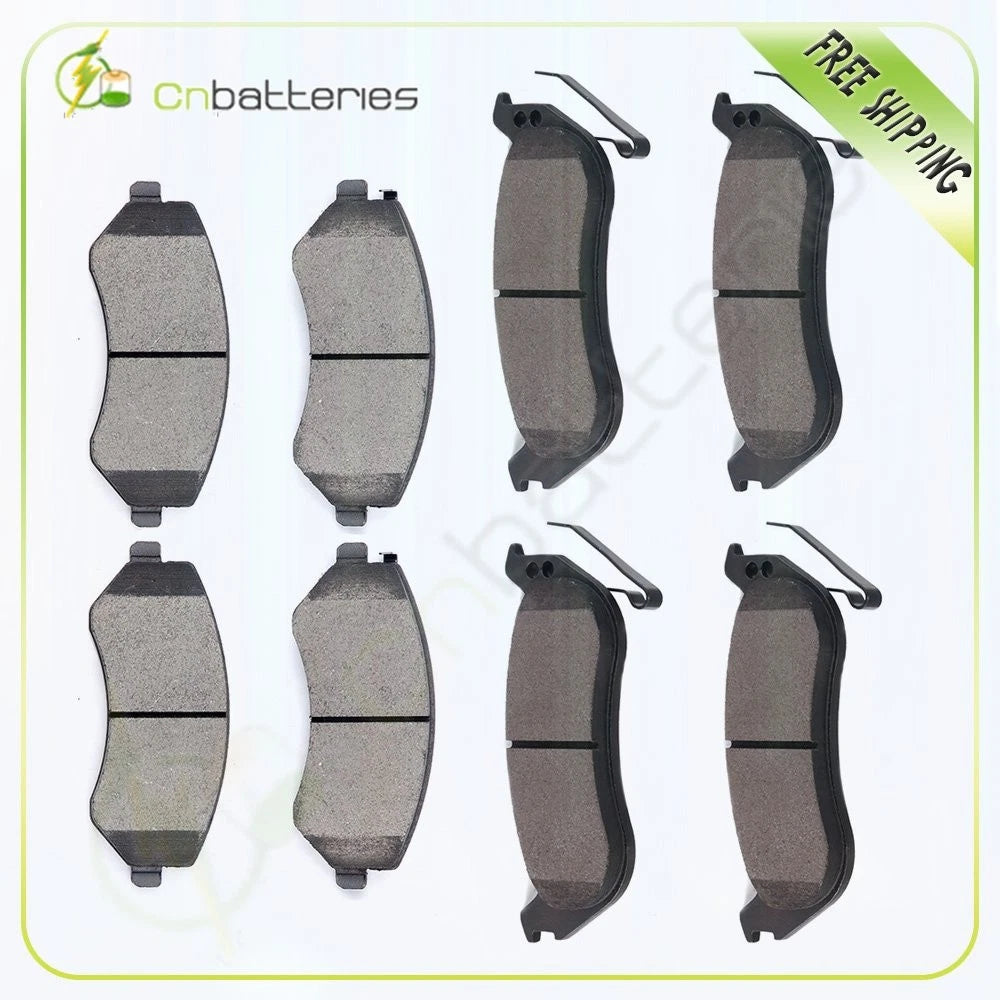 Set of 4 Ceramic Brake Pads for Jeep Liberty (2003–2007)