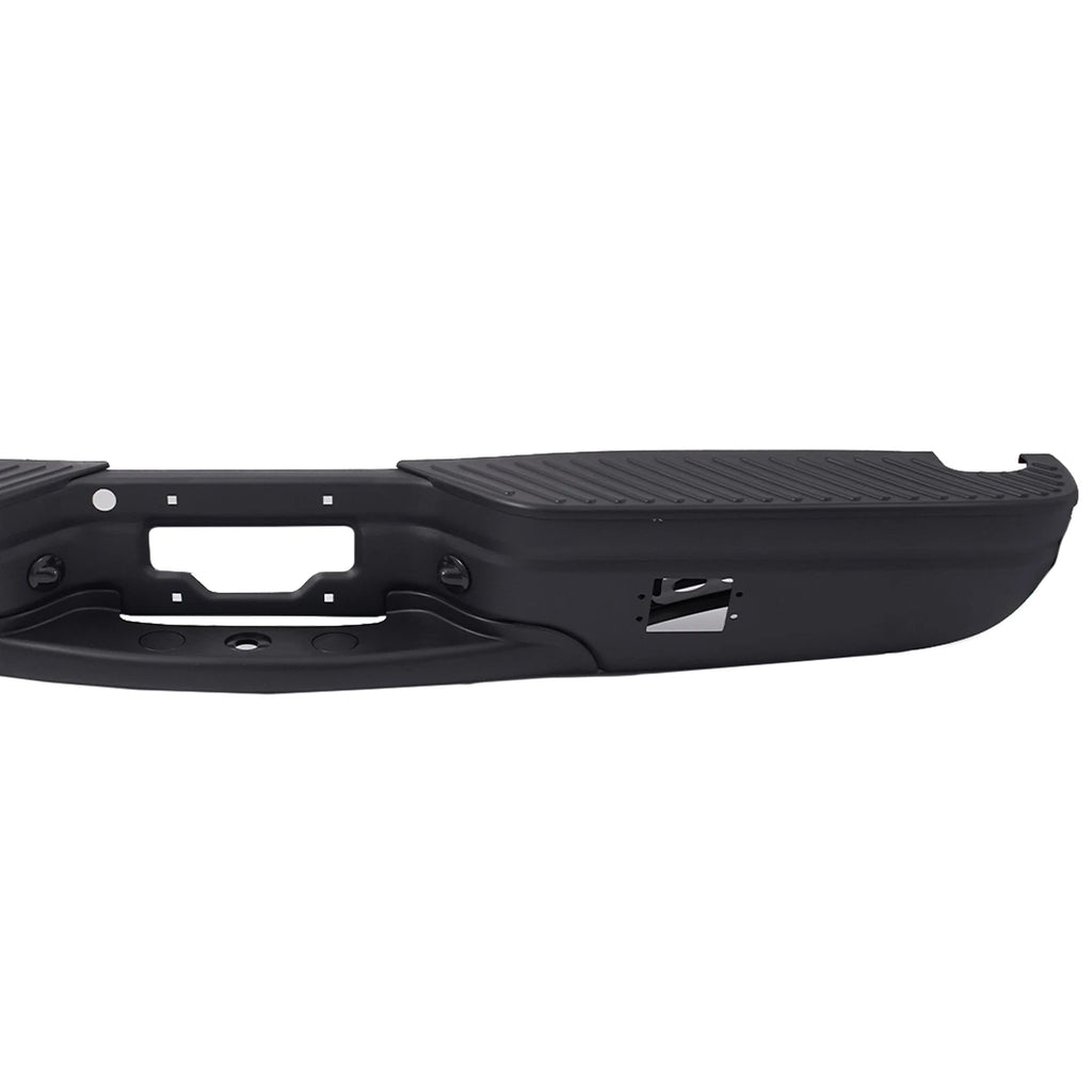 Rear Bumper Assembly for Ford F-150 (1997–2003) Black W/O Park Sensor Holes