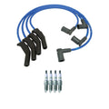 NGK 8mm Wire Set 4 Platinum Spark Plugs for Ford Focus 2.0 L4