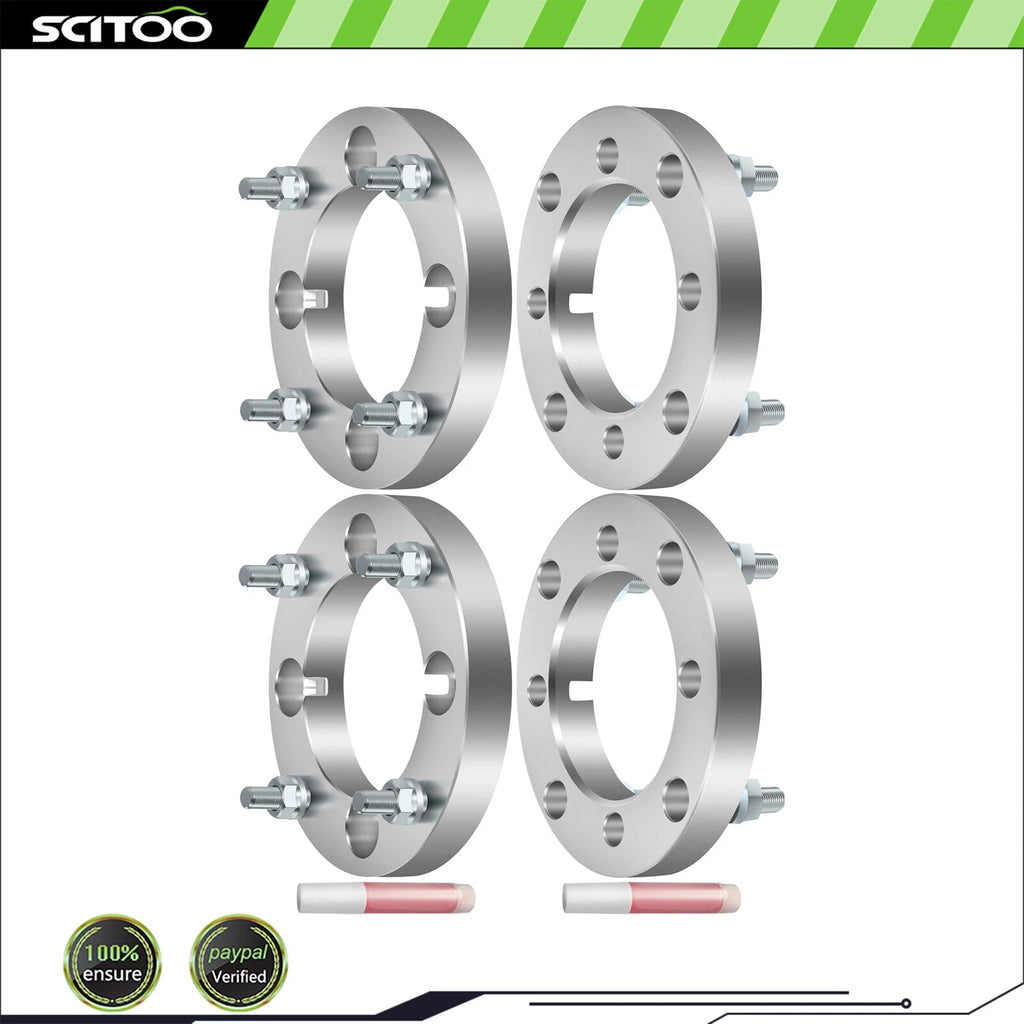 Set of 4 Wheel Spacers 4x137 to 4x156 1" 12x1.5 for Can-Am Commander 1000