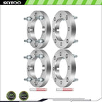 Set of 4 Wheel Spacers 4x137 to 4x156 1" 12x1.5 for Can-Am Commander 1000