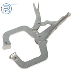 6 Pack Adjustable Locking Pliers 11" with Swivel Pads for Welding