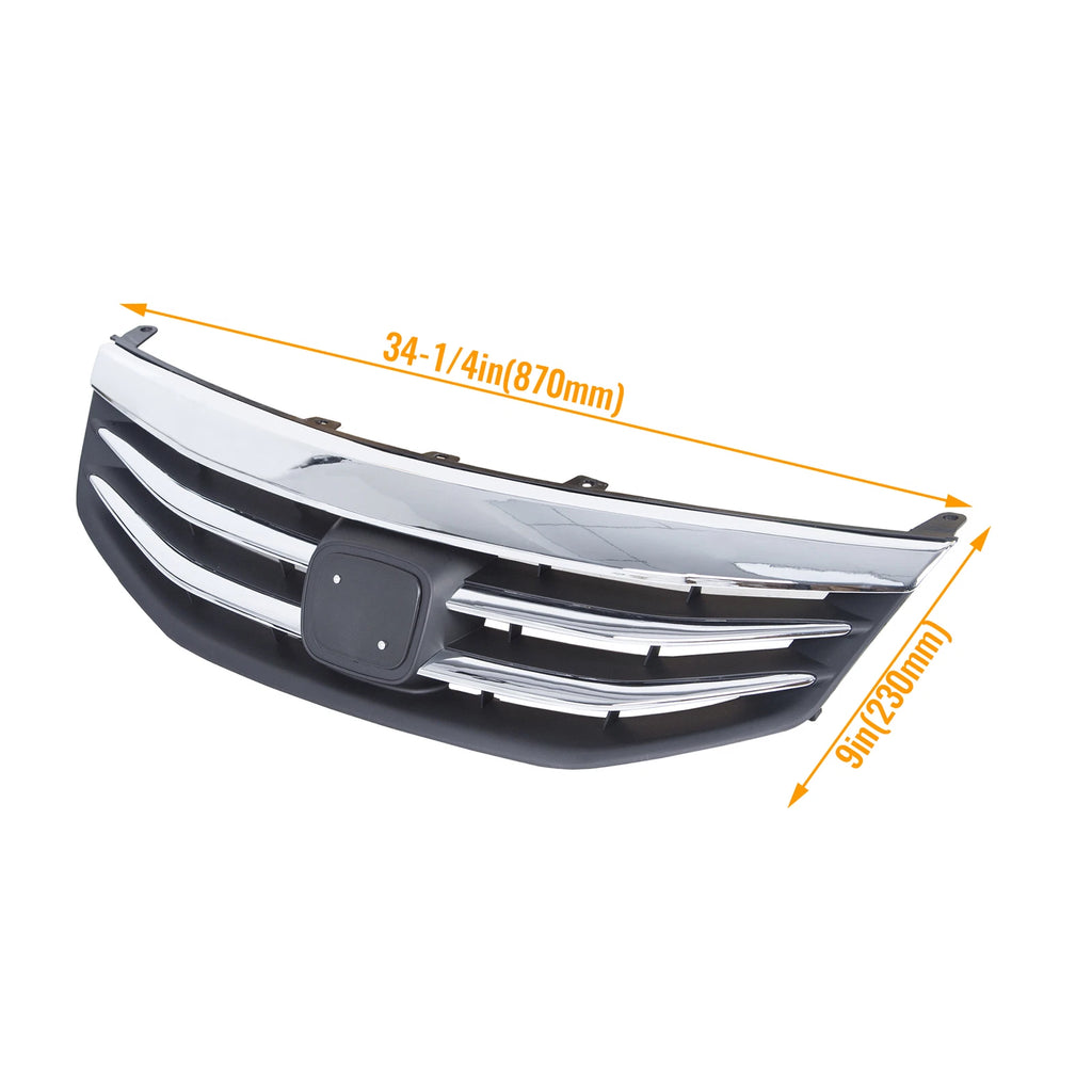 Chrome Upper Grille for Honda Accord (2011-2012)